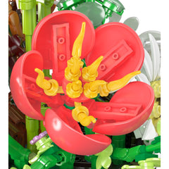 A Photo Of Mould King Daisy Flowerpot Botanical Building Toy Set - 1157 Pieces - 24107