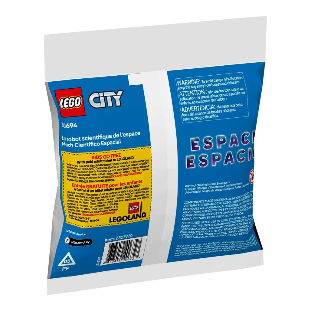 A Photo Of LEGO City Space Science Mech 49 Pieces - 30694