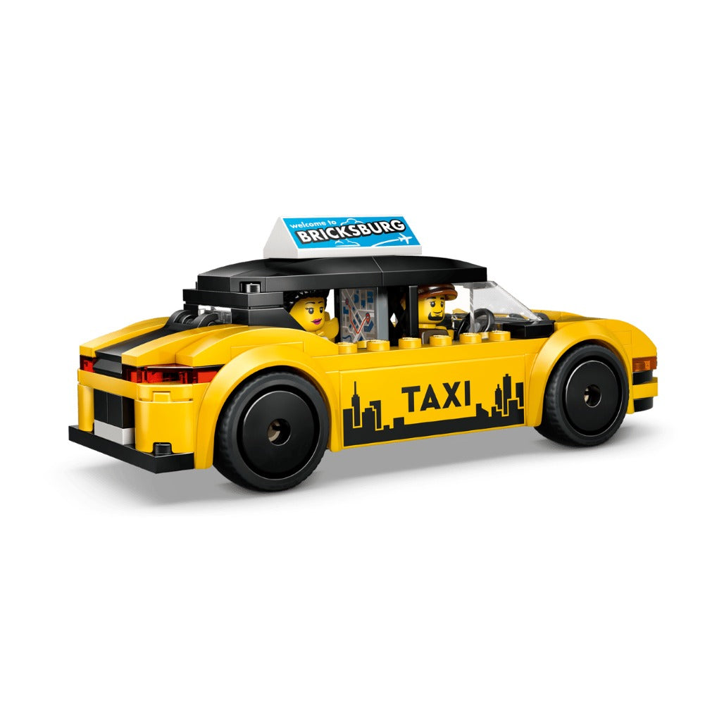 A Photo Of LEGO City Yellow Taxi 122 Pieces - 60487
