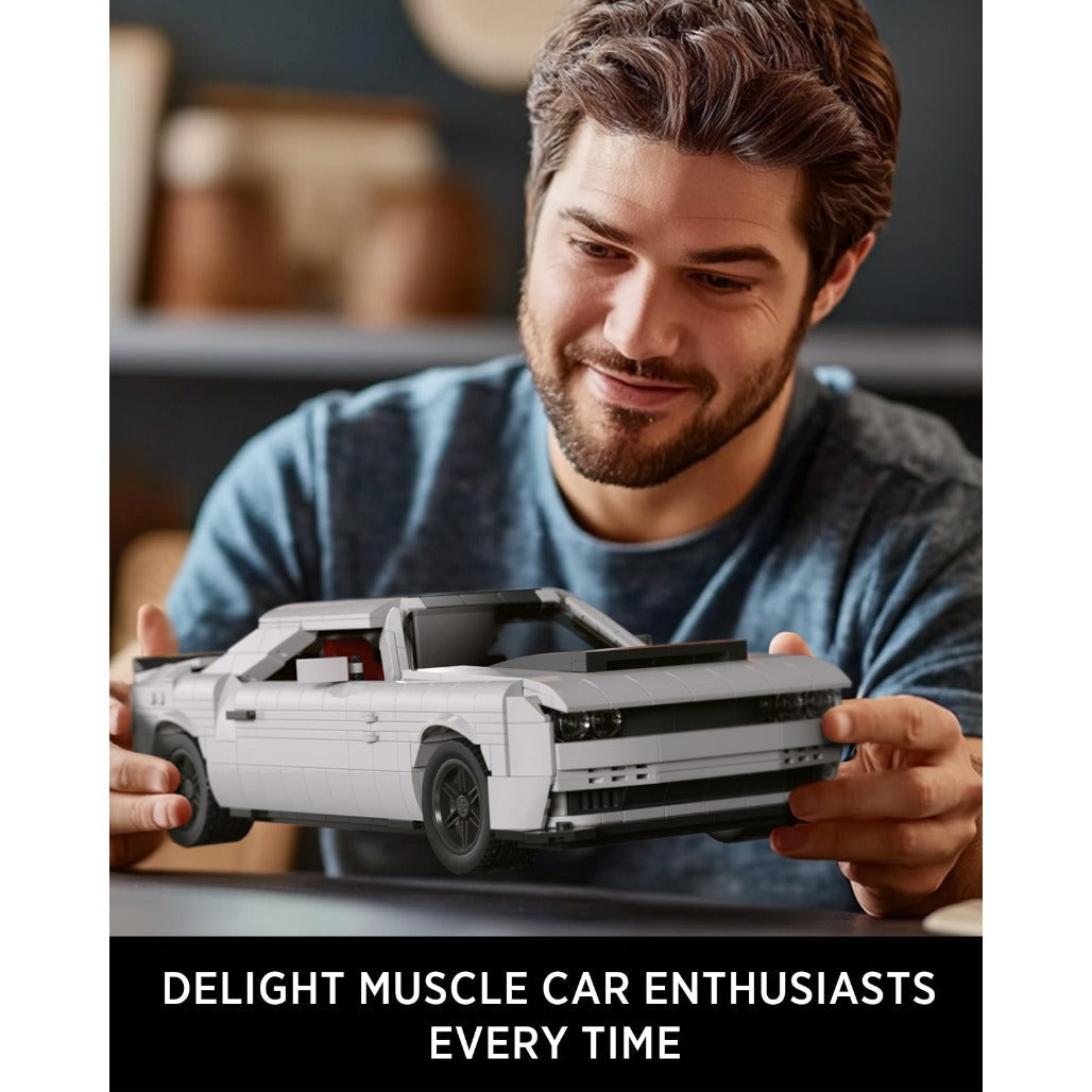 A Photo Of Nifeliz Demon Muscle Car Building set - 1225 Pieces - NF10284