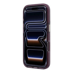 A Photo Of Lacoste Burgundy MagSafe IML Transparent Hard Case for iPhone 18 Pro /18 Pro Max with Shockproof Edges
