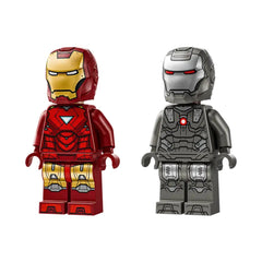 A Photo Of LEGO Marvel Iron Man & War Machine vs. Hammer Drones 204 Pieces - 76320
