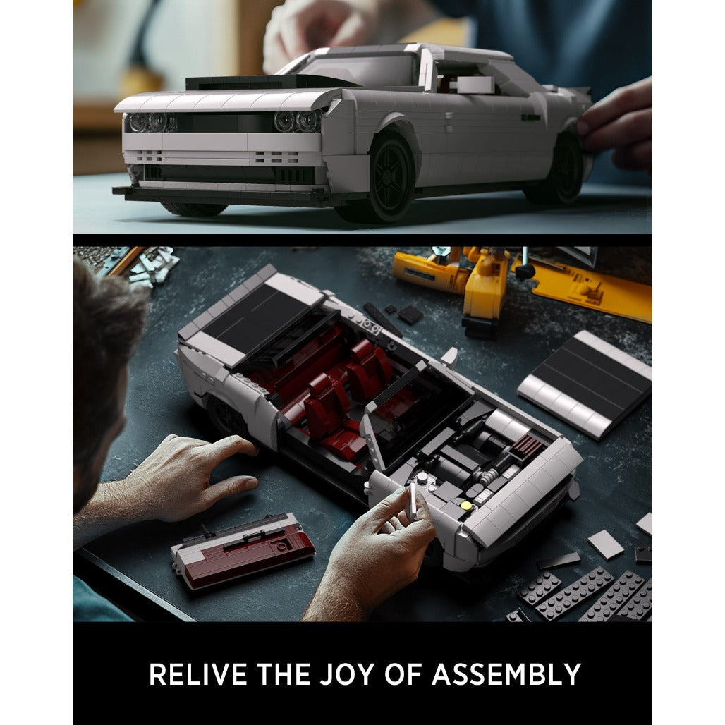 A Photo Of Nifeliz Demon Muscle Car Building set - 1225 Pieces - NF10284