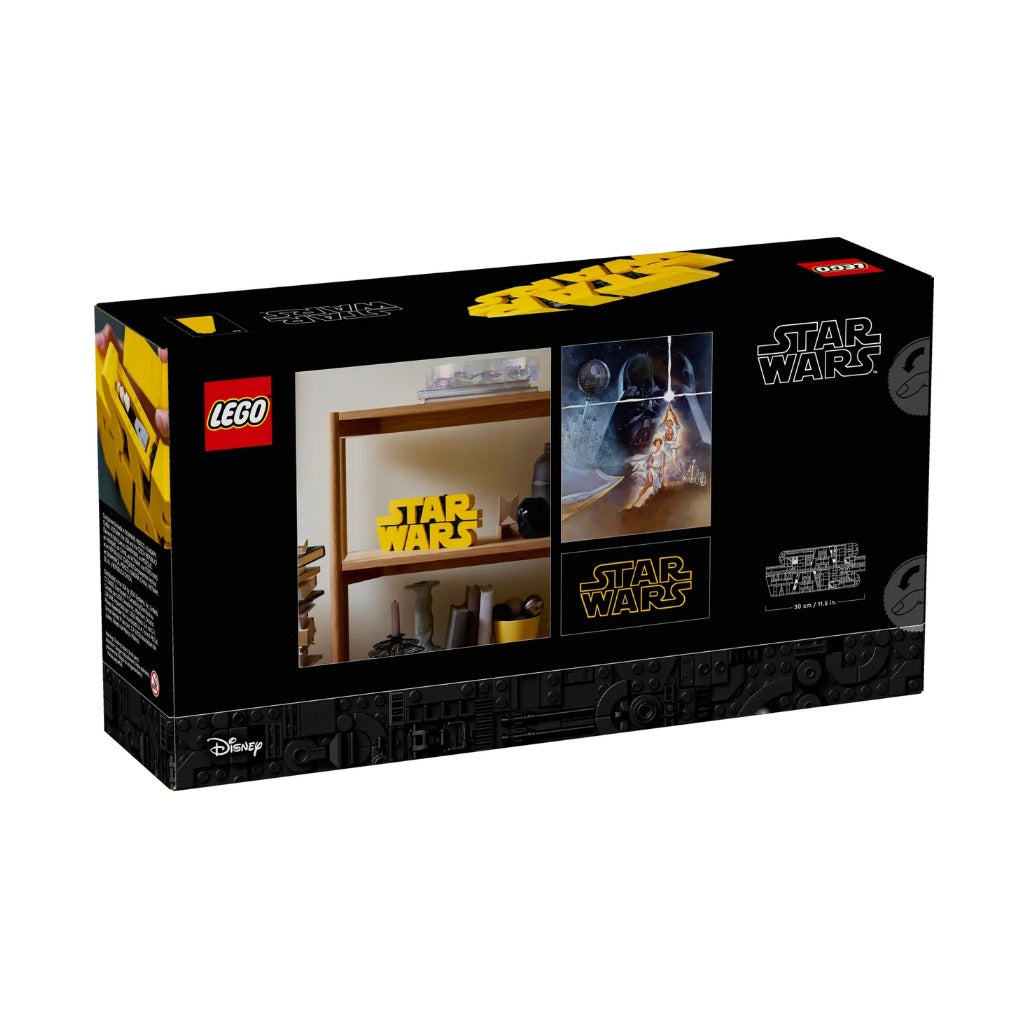 A Photo Of LEGO Star Wars Brick-Built Star Wars™ Logo 700 Pieces - 75407