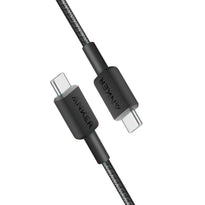 Anker USB-C to USB-C Fast Charging Cable - 240W Power Output, 12,000+ Bend Lifespan, Braided 3ft & 6ft Cable for Smartphones, Tablets, and Laptops