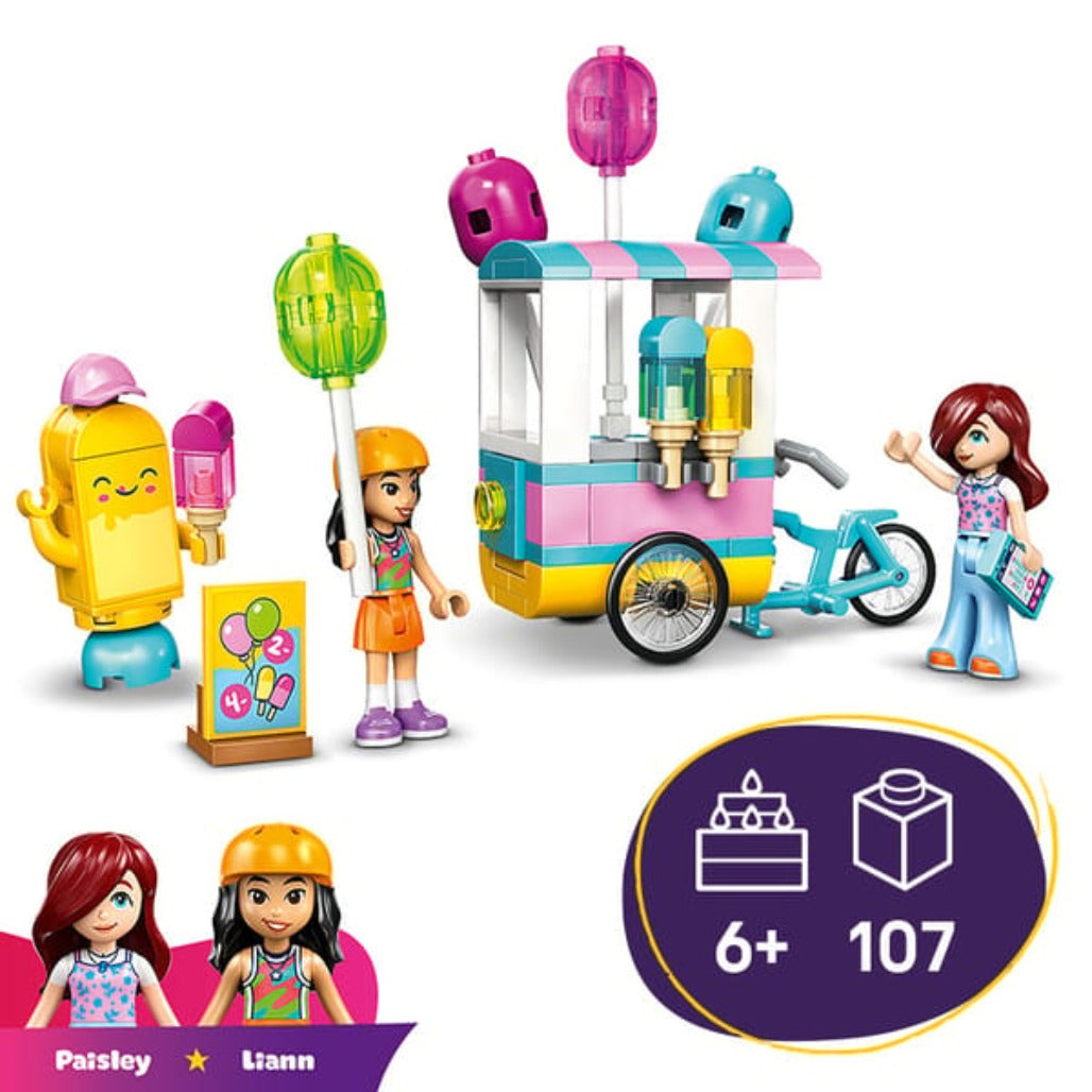 A Photo Of LEGO Ice Cream & Balloon Stand - 107 Pieces - 42692