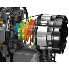 A Photo Of Mould King Motorized Turbojet Engine Mechanical Model Building Toy Set - 1214 Pieces - 10216