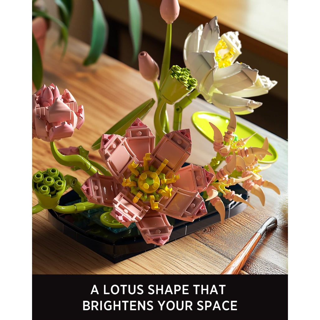 A Photo Of Nifeliz Lotus Building Set - 506 Pieces - NF10334