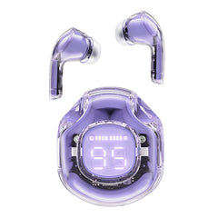 A Photo Of ACEFAST T8 Crystal TWS Earbuds | Transparent Design, 30H Battery, ENC Noise Reduction