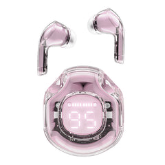 A Photo Of ACEFAST T8 Crystal TWS Earbuds | Transparent Design, 30H Battery, ENC Noise Reduction