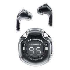 A Photo Of ACEFAST T8 Crystal TWS Earbuds | Transparent Design, 30H Battery, ENC Noise Reduction