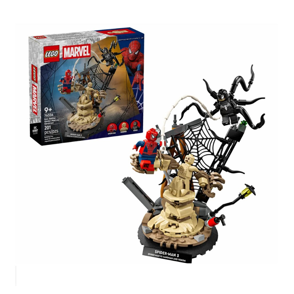 A Photo Of LEGO Marvel Epic Battle: Spider-Man vs. Sandman 201 Pieces - 76334