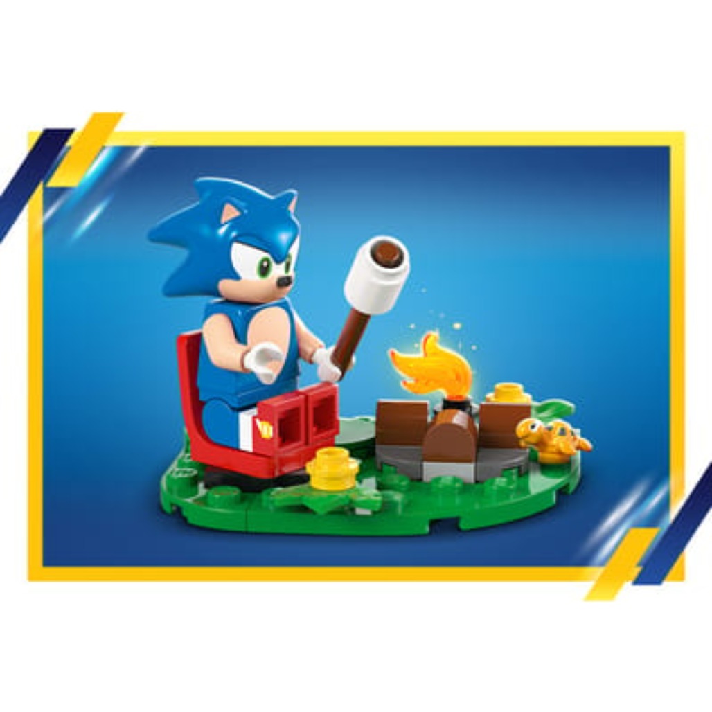 A Photo Of LEGO Sonic's Campfire Clash - 177 Pieces - 77001