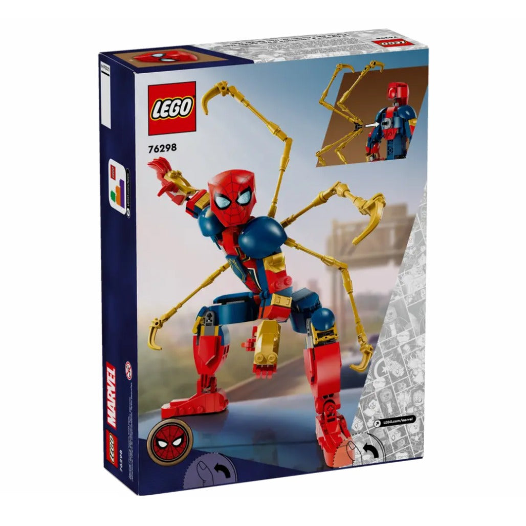 A Photo Of LEGO Marvel Iron Spider-Man Construction Figure 303 Pieces - 76298