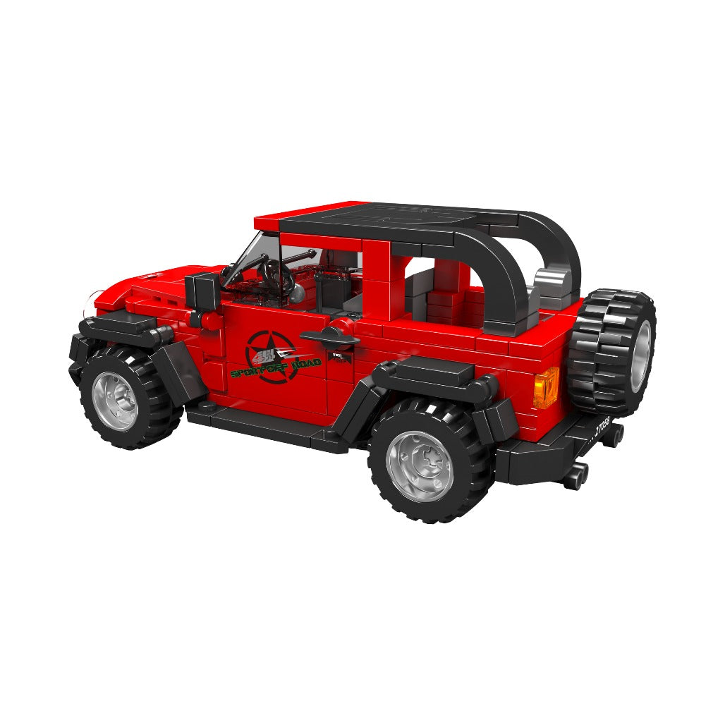 A Photo Of Mould King 27058S Wrangler Off-road Vehicle Building Toy Set - 453 Pieces - 27058