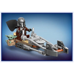 A Photo Of LEGO The Mandalorian & Grogu's Speeder Bike™ - 58 Pieces - 75436