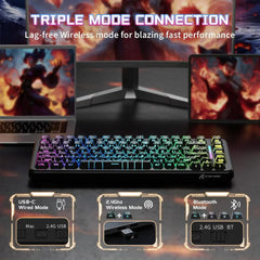 A Photo Of Attack Shark X82 Pro HE Wireless Gaming Keyboard