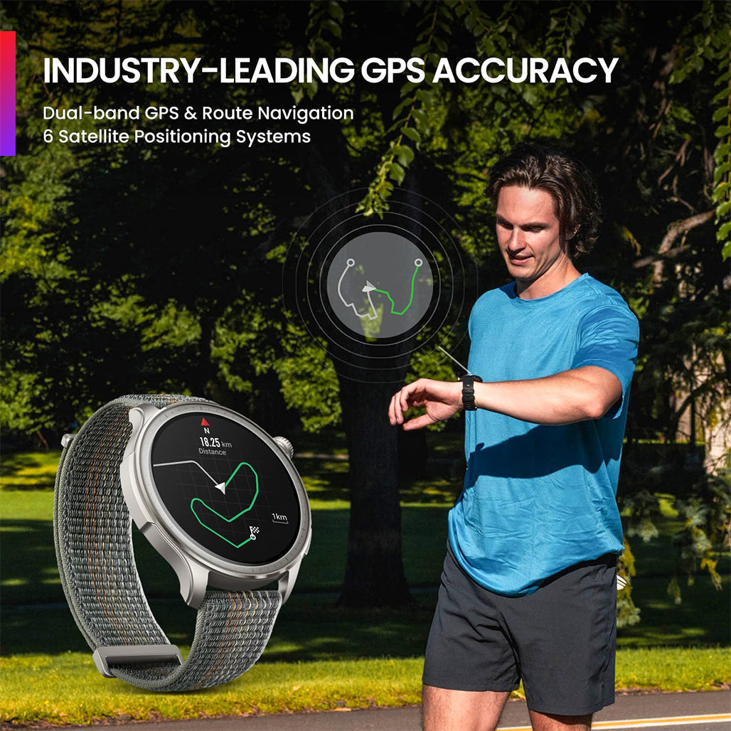 A Photo Of Amazfit Balance Black - The Ultimate Fitness Smart Watch