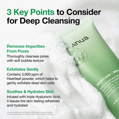 A Photo Of Anua Heartleaf Quercetinol Pore Deep Cleansing Foam - 150ml