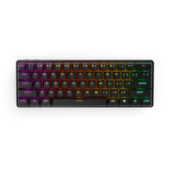 A Photo Of SteelSeries Apex Pro Mini Wireless - Compact Gaming Keyboard with Adjustable OmniPoint Switches and RGB Illumination