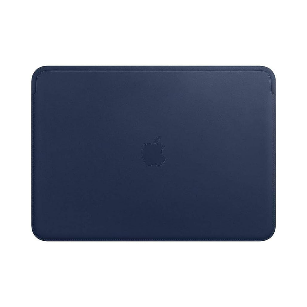 A Photo Of Apple Leather Sleeve for Apple Macbook Air or Pro 13-inch - Midnight Blue