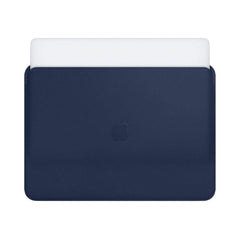A Photo Of Apple Leather Sleeve for Apple Macbook Air or Pro 13-inch - Midnight Blue