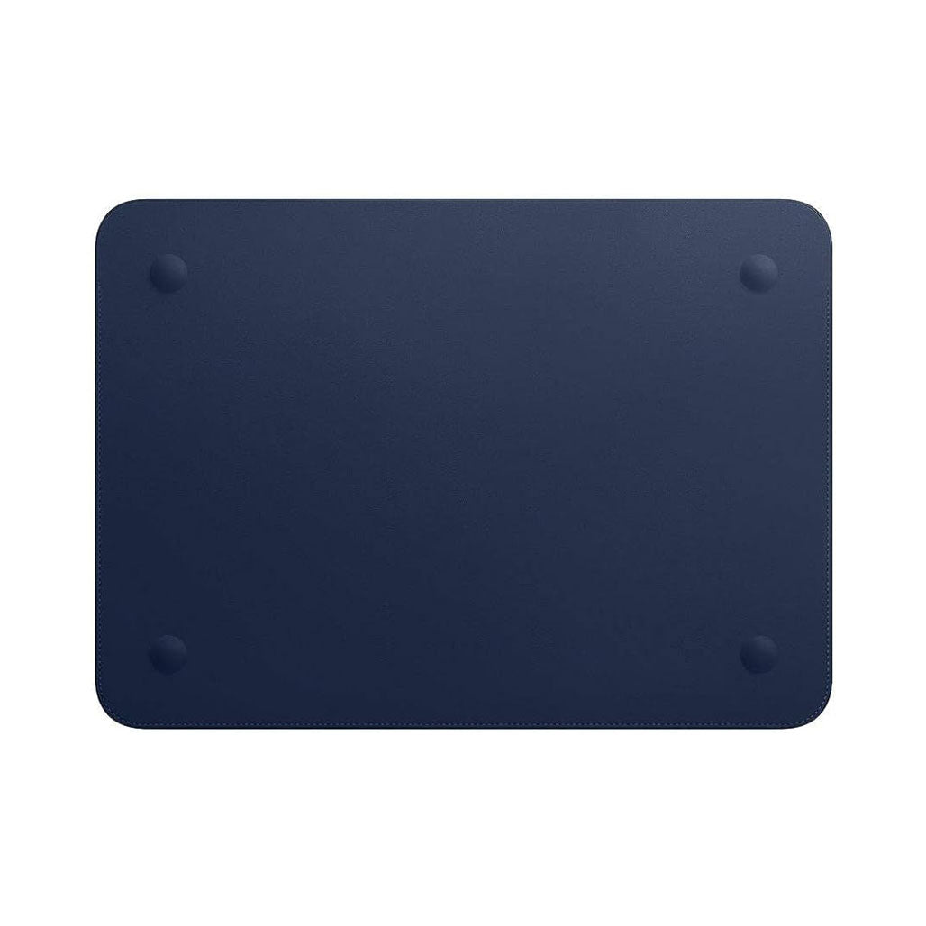 A Photo Of Apple Leather Sleeve for Apple Macbook Air or Pro 13-inch - Midnight Blue