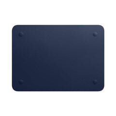 A Photo Of Apple Leather Sleeve for Apple Macbook Air or Pro 13-inch - Midnight Blue