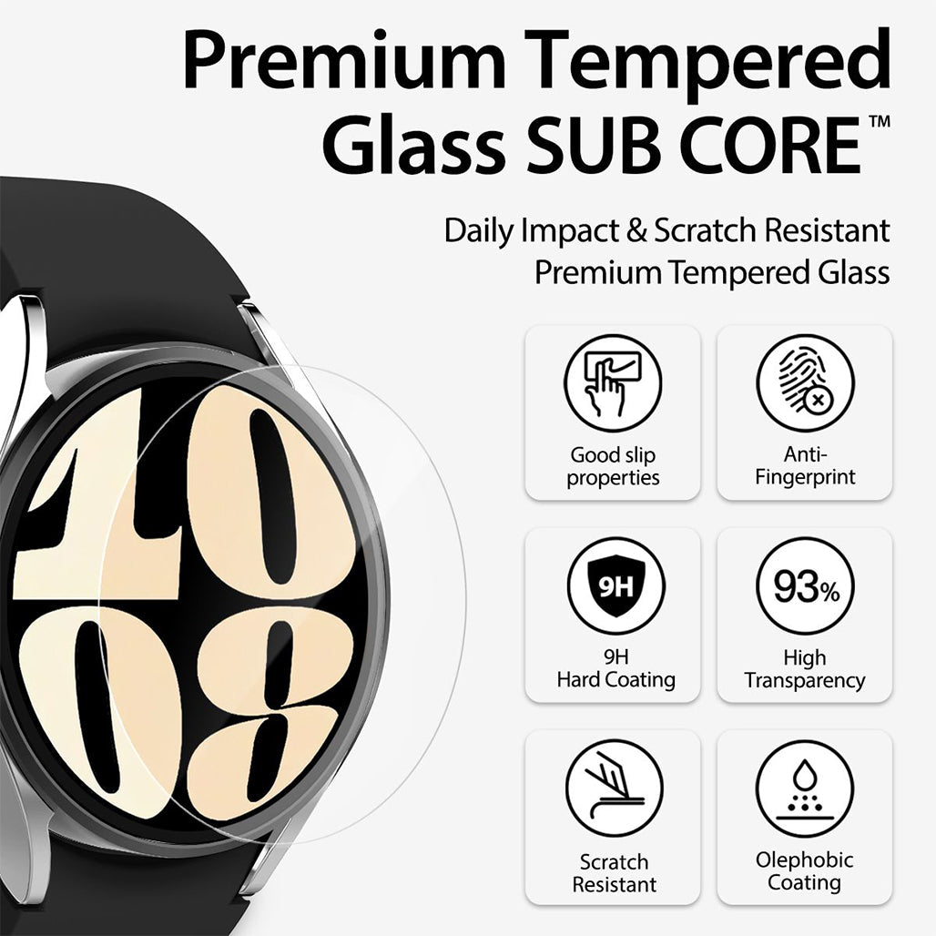 A Photo Of Araree Core Glass for Samsung Galaxy Watch 5 & 6 (2 pack)