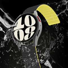 A Photo Of Araree Silicone Link Galaxy Watch Strap 20mm - Black/Yellow