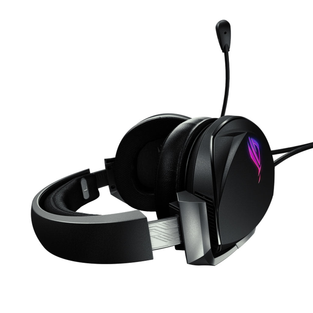 A Photo Of Asus ROG Theta 7.1 Gaming Headset - USB-C, 7.1 Surround Sound, AI Noise-Cancelling Mic, ROG DAC, ESS Quad-Drivers