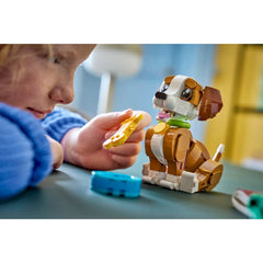 A Photo Of LEGO Creator 3-in-1 Cute Animals: Playful Puppy Dog 336 Pieces - 31382