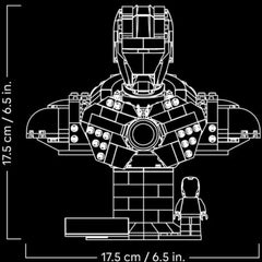 A Photo Of LEGO Marvel Iron Man MK4 Bust 436 Pieces - 76327