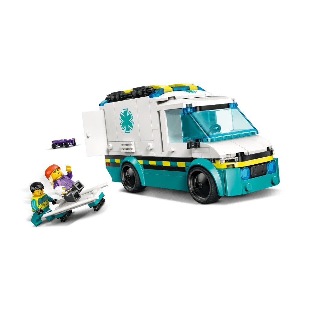 A Photo Of LEGO City Emergency Ambulance 184 Pieces - 60451