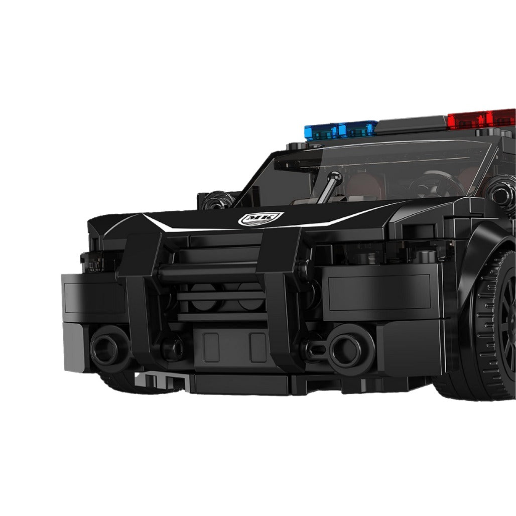 A Photo Of Mould King Dodge Challenger Police Car Building Toy Set - 443 Pieces - 27098