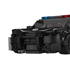 A Photo Of Mould King Dodge Challenger Police Car Building Toy Set - 443 Pieces - 27098