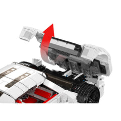 A Photo Of Mould King Italian Hypercar Building Toy Set - 1423 Pieces - 10196