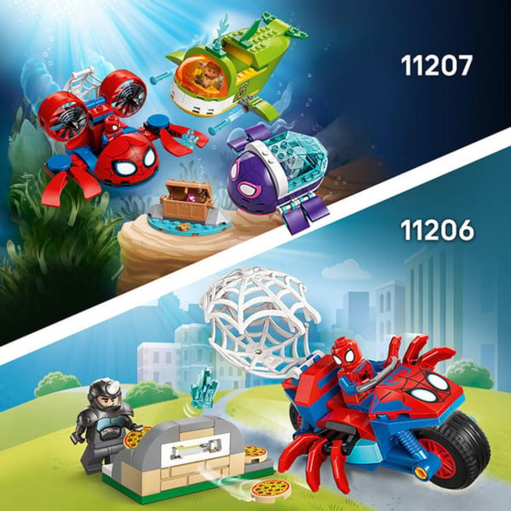 A Photo Of LEGO Team Spidey Pirate Ship - 201 Pieces - 11208