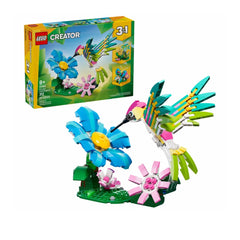 A Photo Of LEGO Creator 3-in-1 Wild Animals: Colorful Hummingbird 312 Pieces - 31384
