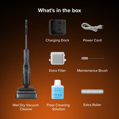 A Photo Of Roborock F25 Steam Series Wet Dry Vacuum Mop, 356°F Cordless Steam Cleaner