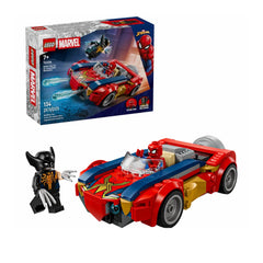 A Photo Of LEGO Marvel Spider-Man Car vs. Venomized Wolverine 134 Pieces - 76336