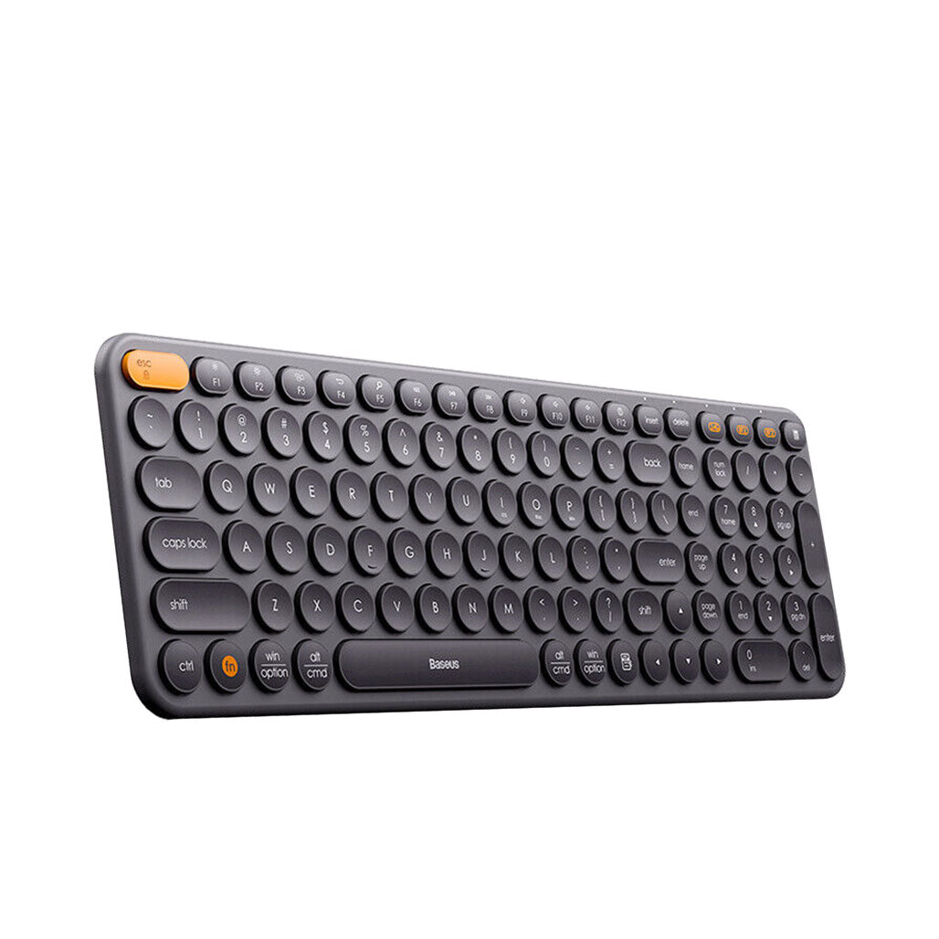 A Photo Of Baseus K01B Wireless Tri-Mode Keyboard - Ergonomic, Multi-Device Connectivity with Numeric Keypad