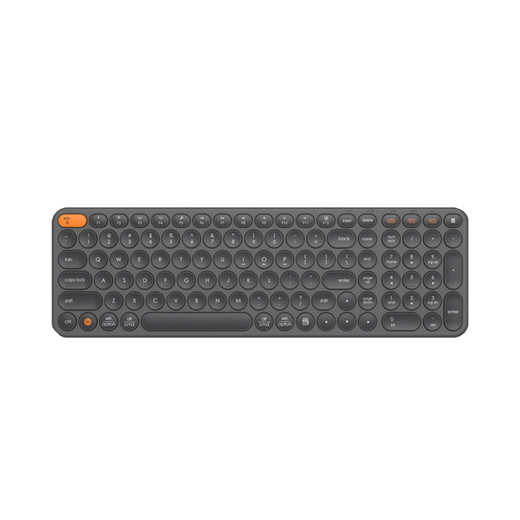 A Photo Of Baseus K01B Wireless Tri-Mode Keyboard - Ergonomic, Multi-Device Connectivity with Numeric Keypad