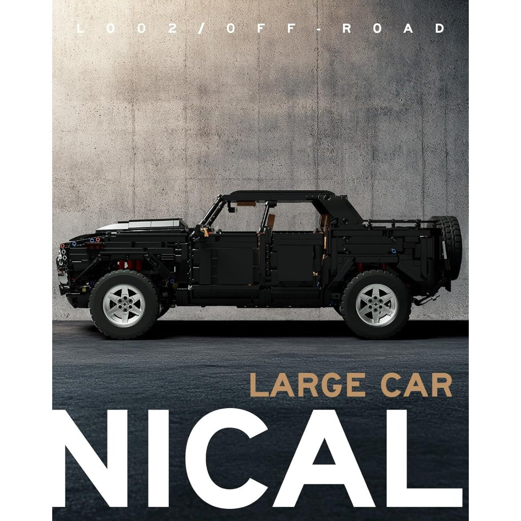 A Photo Of Nifeliz L002 Off‑Road Car Building Set - 3983 Pieces - NF10274