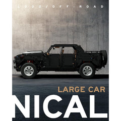 A Photo Of Nifeliz L002 Off‑Road Car Building Set - 3983 Pieces - NF10274