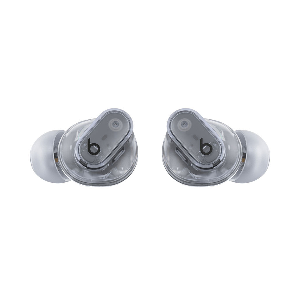 A Photo Of Beats Studio Buds+ - Transparent True Wireless Noise Cancelling Earbuds | 36-Hour Battery Life