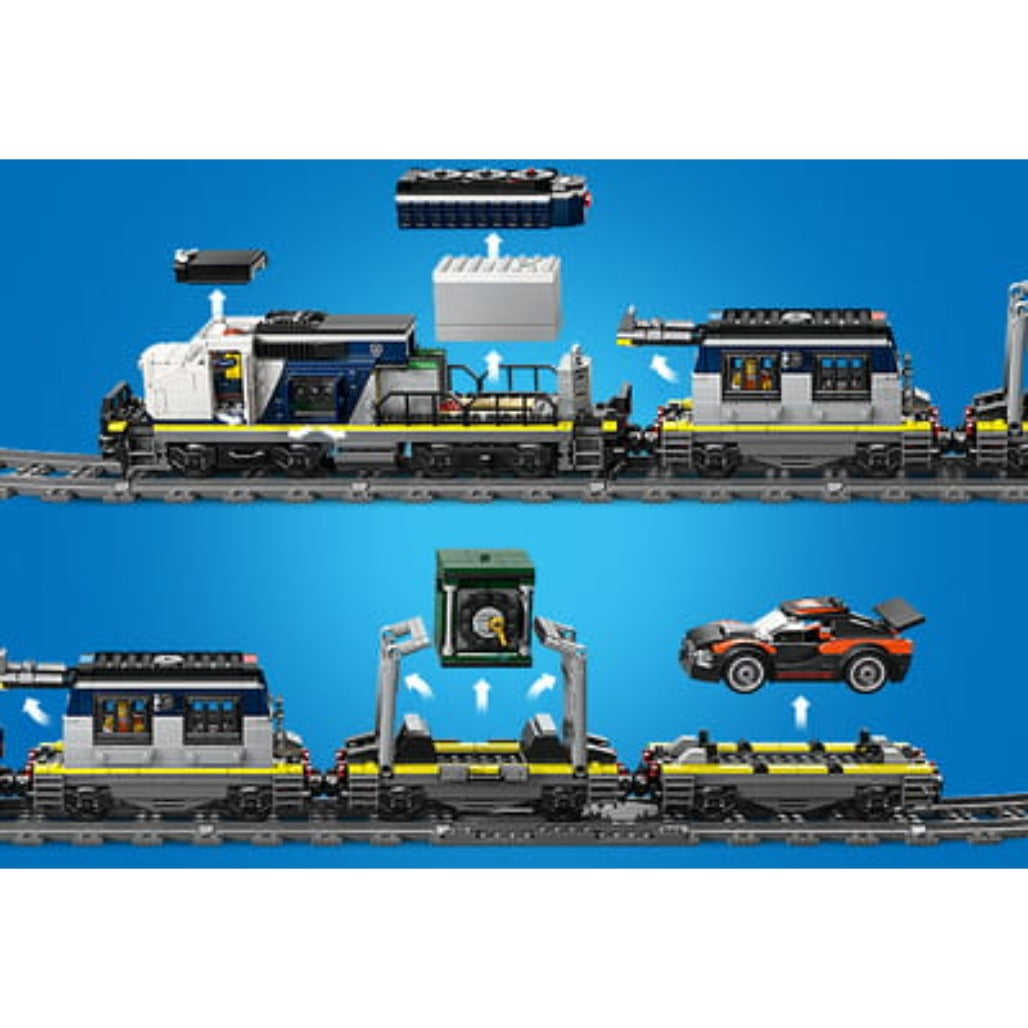 A Photo Of LEGO Police Train Heist - 1313 Pieces - 60508