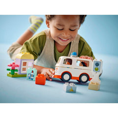 A Photo Of LEGO Duplo Ambulance & Driver 19 Pieces - 10447