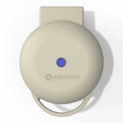 A Photo Of Nutricook Mini Waffle Maker 350-400W, Healthy Ceramic Coating, Quick Heat - Beige - NC-WM100BG