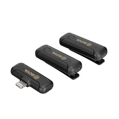 A Photo Of Boya BY-WM3T2-D2 - Mini 2.4GHz Wireless Microphone System